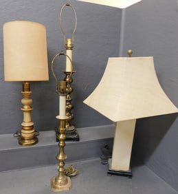 Lot of 4 Decorative Lamps