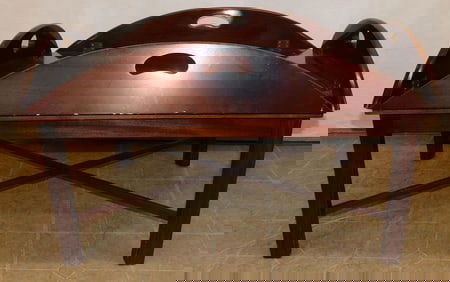 Mahogany Butler's Tray Top Tea Table