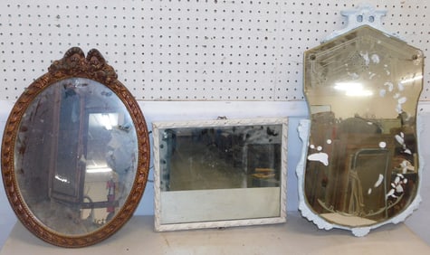 3 Framed Mirrors