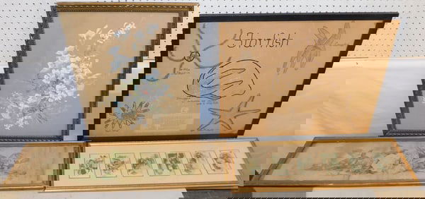 Lot of 4 Framed Prints