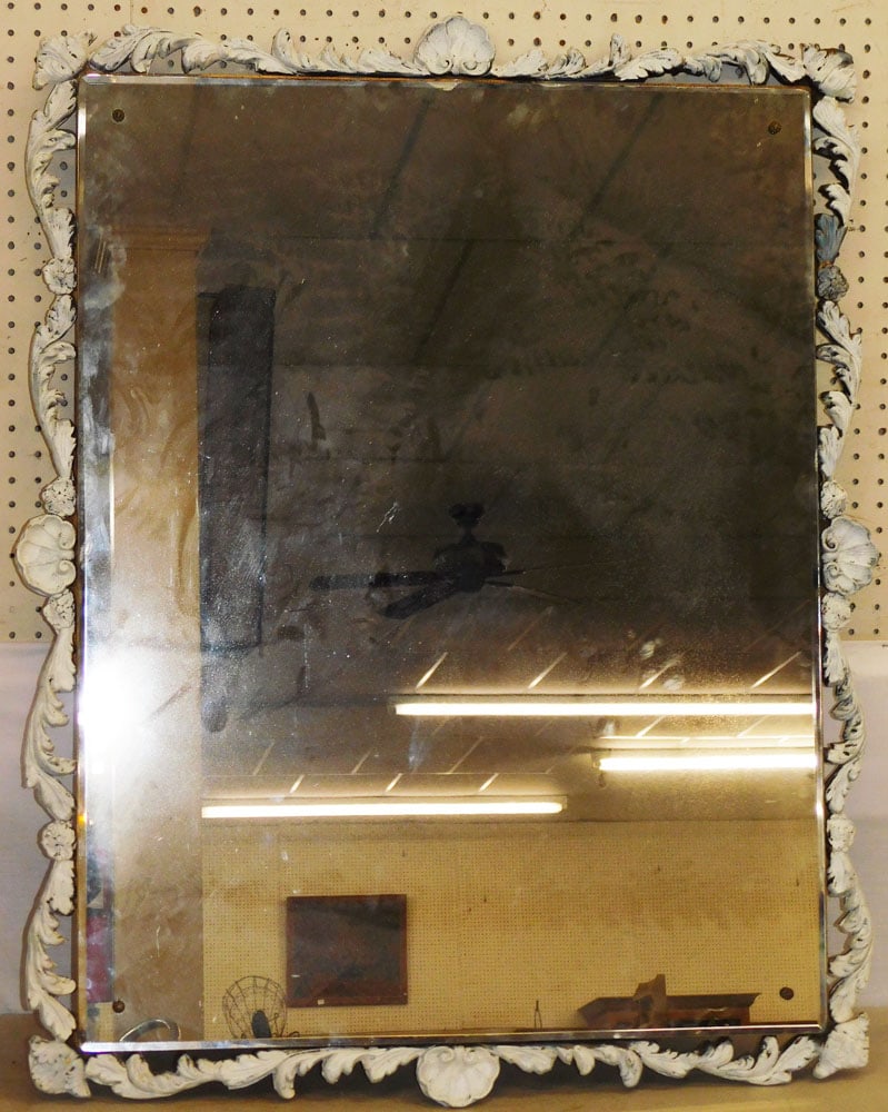 Antique Painted Frame Mirror (1 of 5)
