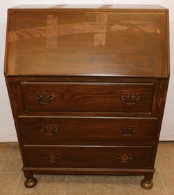 Oak Child's Slant Front Desk