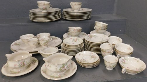 86 Pieces of Theodore Haviland "Apple Blossom" China