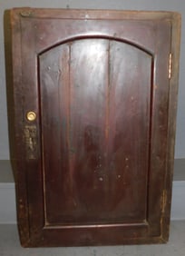 Antique Walnut Hanging Medicine Cabinet