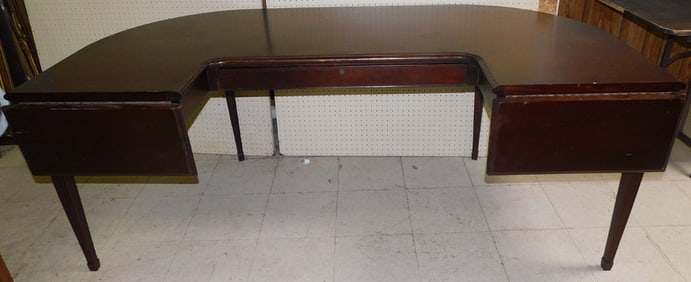 Mahogany Inlaid Desk by Myrtle