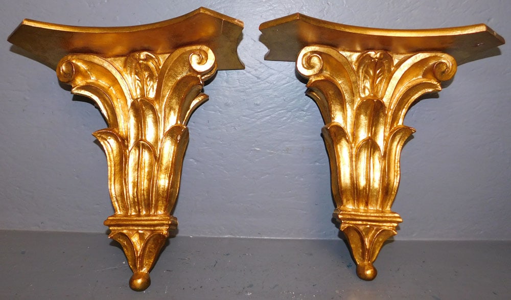 Pair of Gilded Brackets (1 of 4)