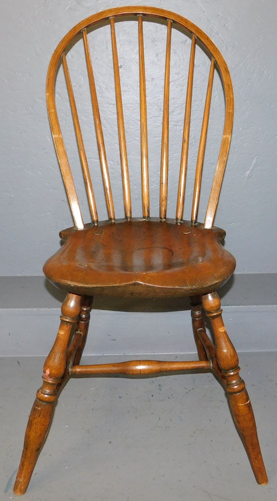 Cherry & Oak Windsor Side Chair (1 of 4)
