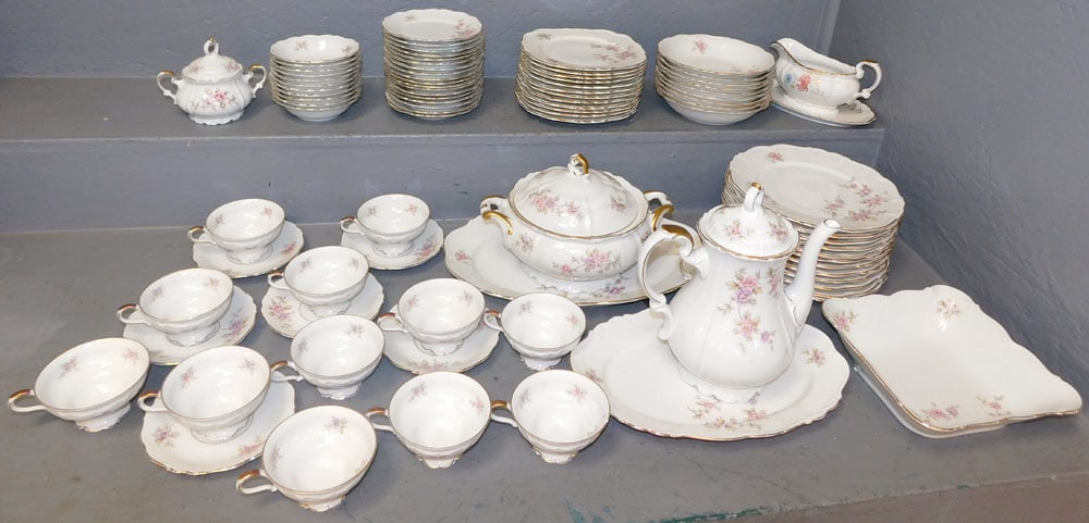 88 Pieces of Bavarian Edelstein German China (1 of 10)