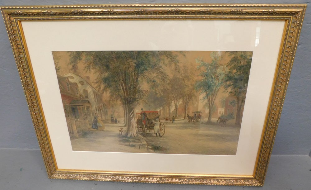 Antique Framed Coaching Print (1 of 6)