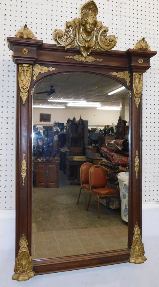 Walnut Renaissance Revival Mirror (1 of 6)