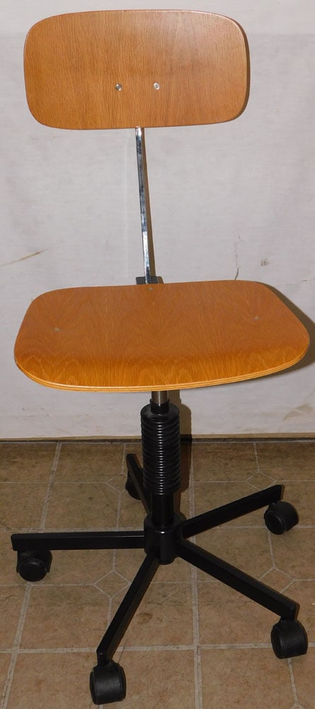 Modern Adjustable Laminated Wood Desk Chair (1 of 3)