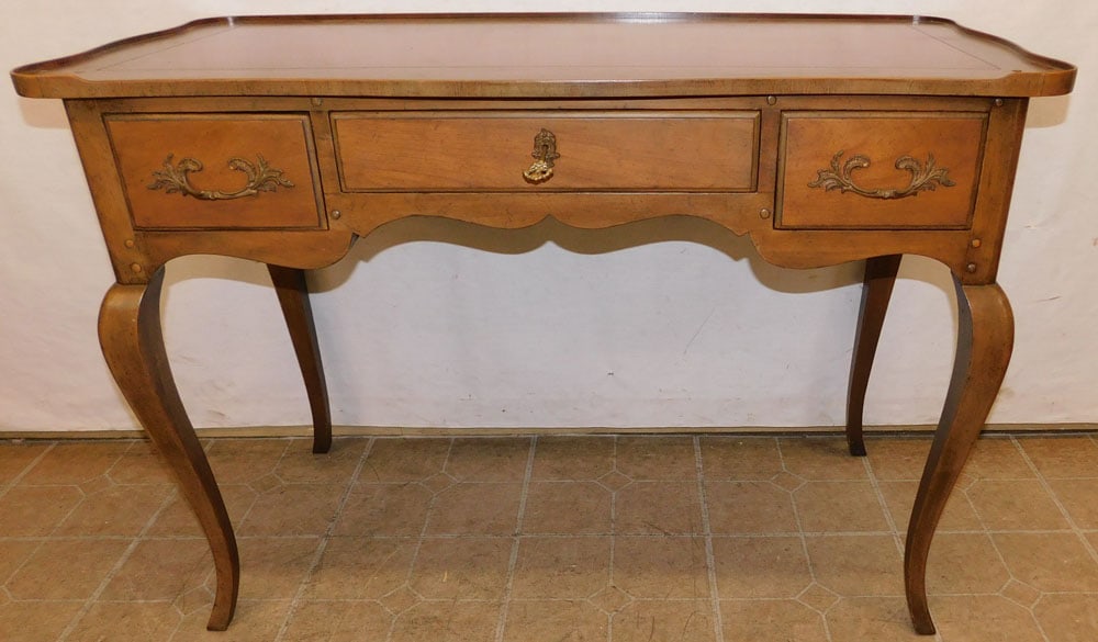 Cherry French Provincial Desk by Baker (1 of 6)