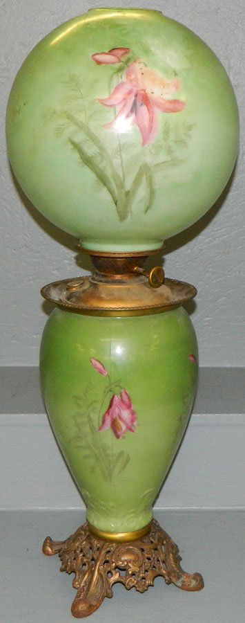 Gone With The Wind lamp. 27 3/4" tall.: Gone With The Wind lamp. 27 3/4" tall.