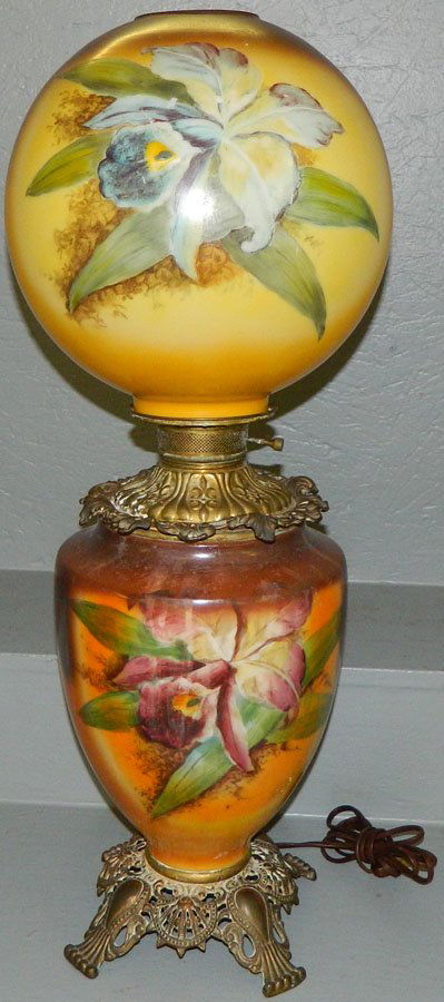 Gone With The Wind lamp. 27 1/2" tall.: Gone With The Wind lamp. 27 1/2" tall.