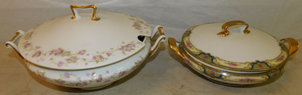 2 Limoges Porcelain Covered Tureens (1 of 4)