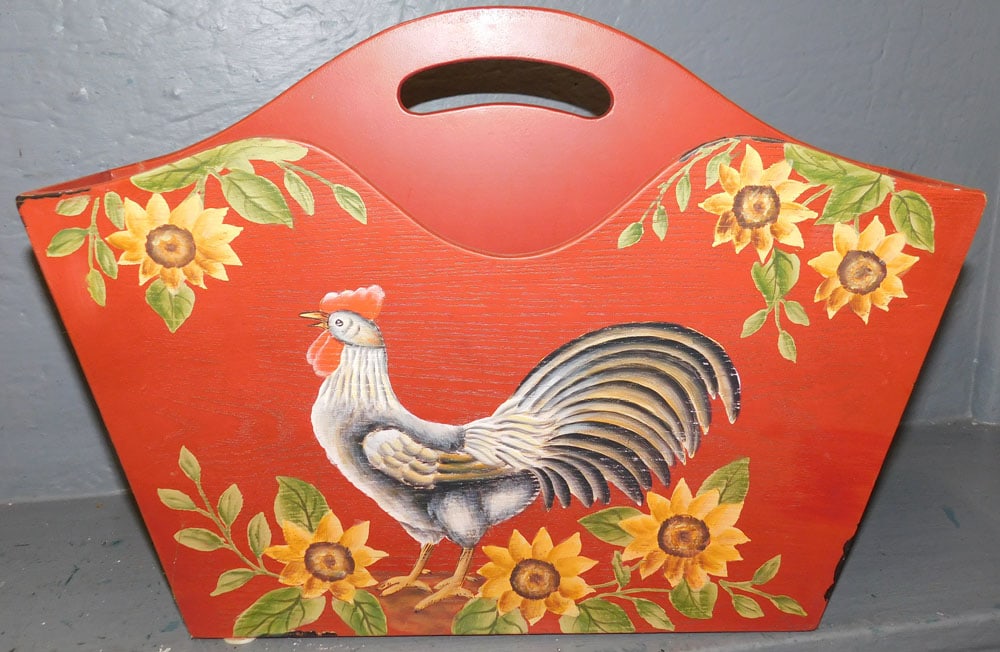 Painted Magazine Stand (1 of 3)