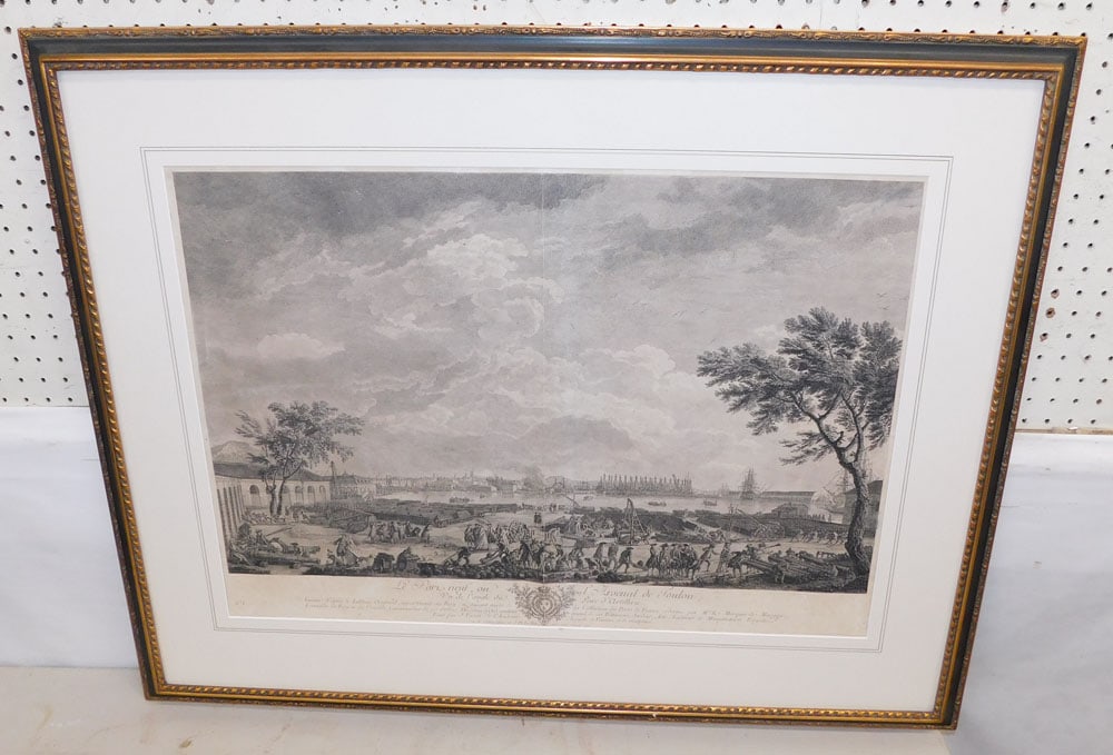 Framed Black & White Engraving (1 of 3)