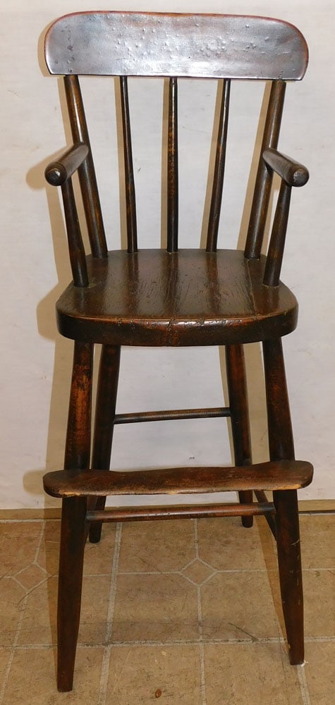 Antique Maple High Chair (1 of 3)