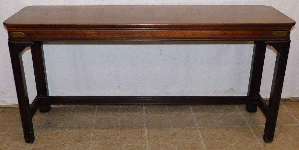 Cherry & Brass Bound Sofa Table by Gordon's Furniture Company (1 of 5)