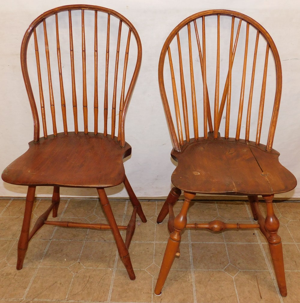 2 19th Century Windsor Side Chairs (1 of 5)