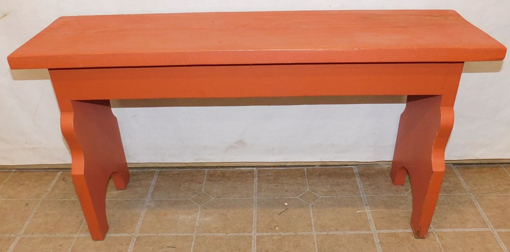 Painted Pine Bench (1 of 3)