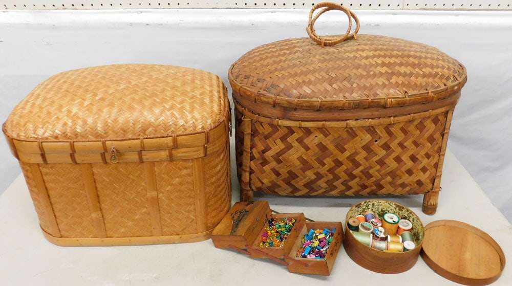 2 Oriental Baskets (1 of 4)