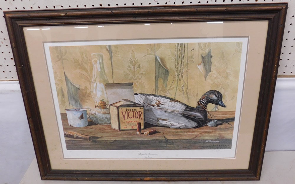 Framed Duck Print Pencil Signed (1 of 5)