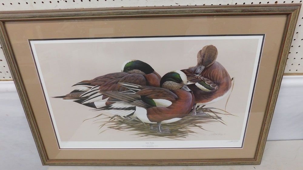 Framed Duck Print Pencil Signed (1 of 6)