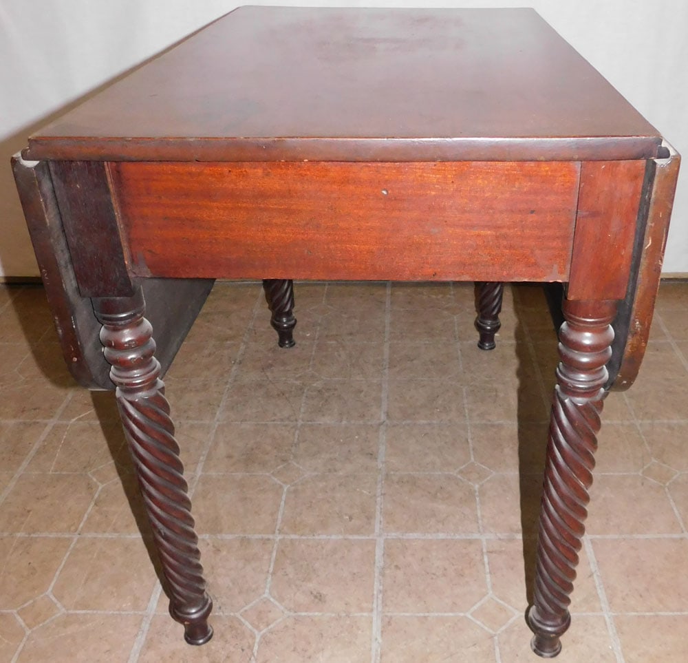 19th Century Mahogany Drop-Leaf Table (1 of 4)