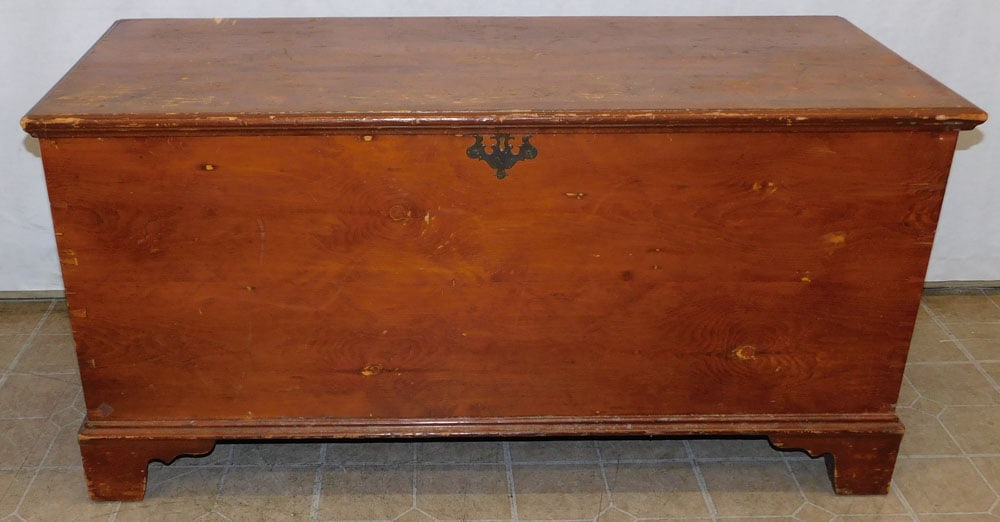 19th Century New England Pine Blanket Chest (1 of 7)