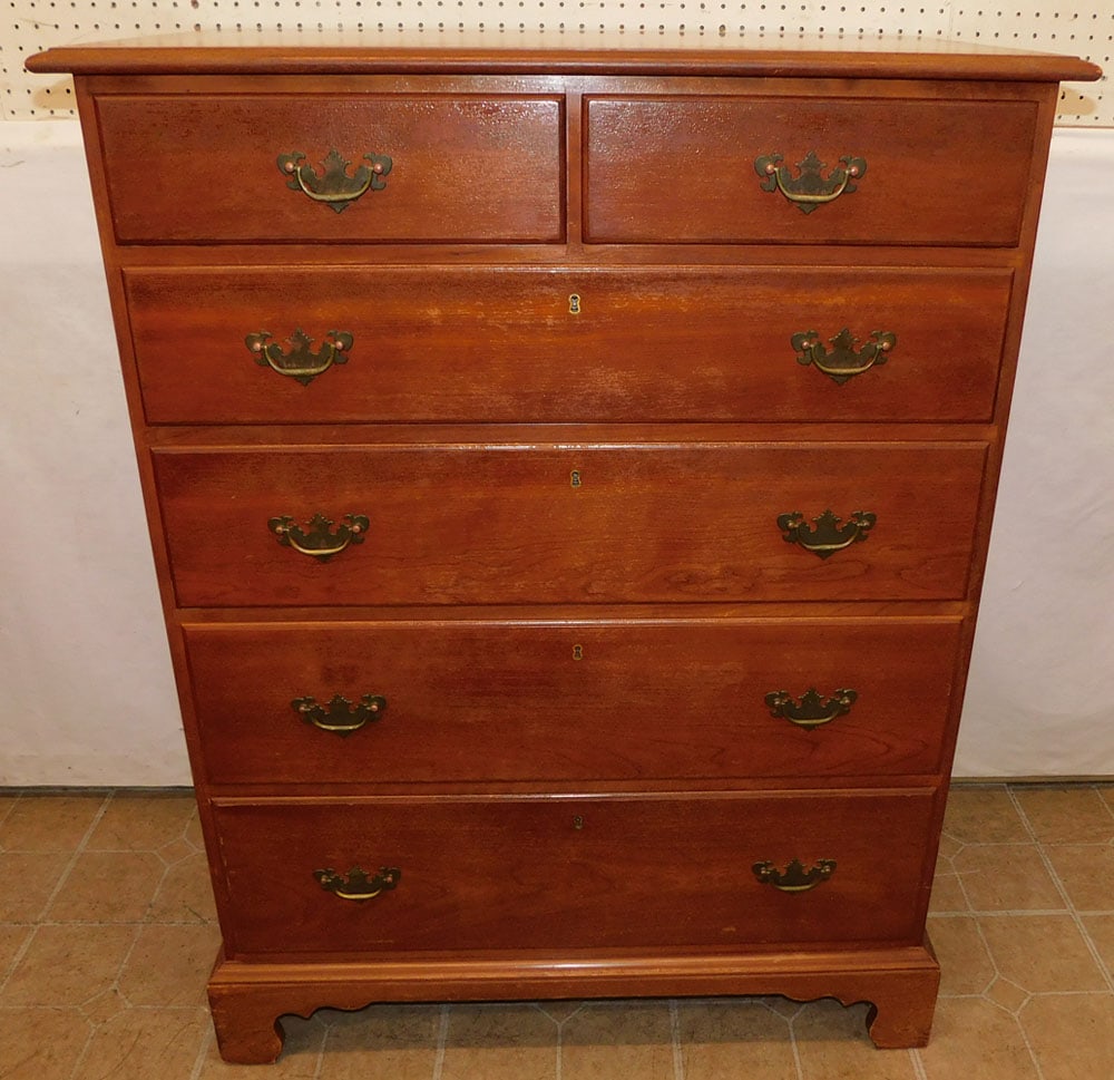 Cherry 2/4 Drawer Chest by Suters (1 of 7)