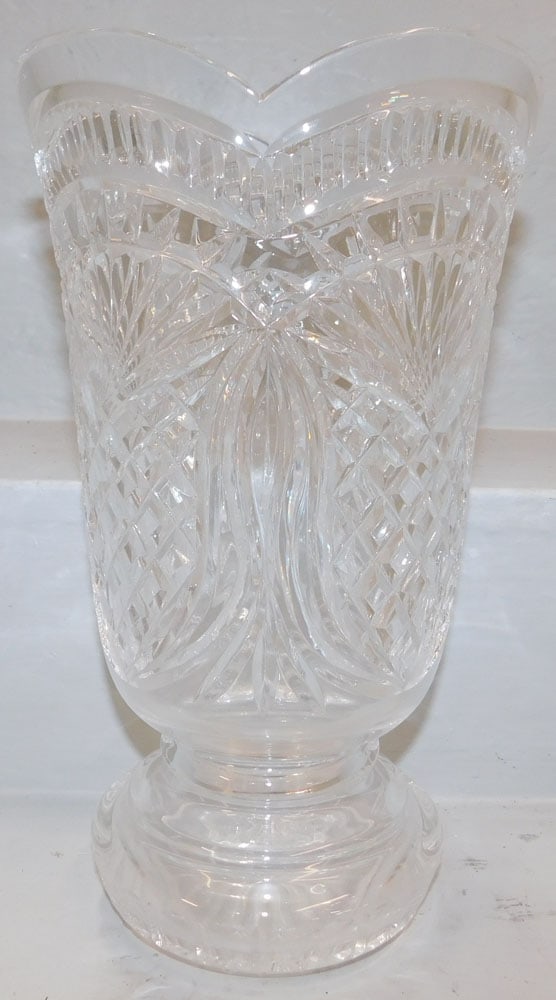 Signed Waterford Crystal Vase (1 of 2)