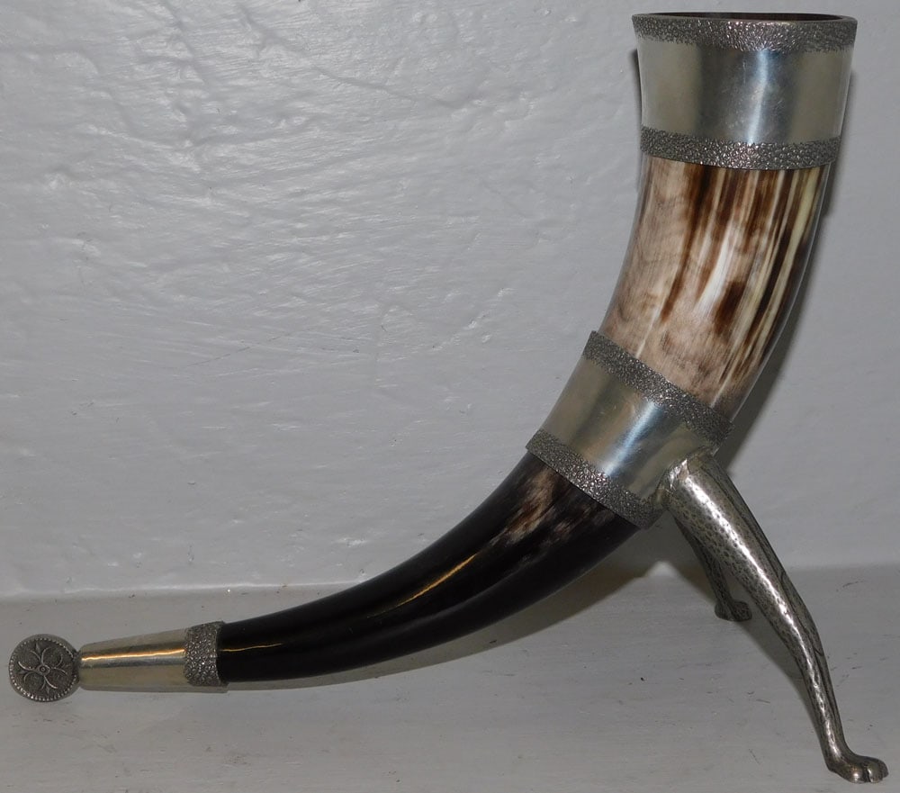 Silverplated Horn Form Epergne Type Vase (1 of 6)