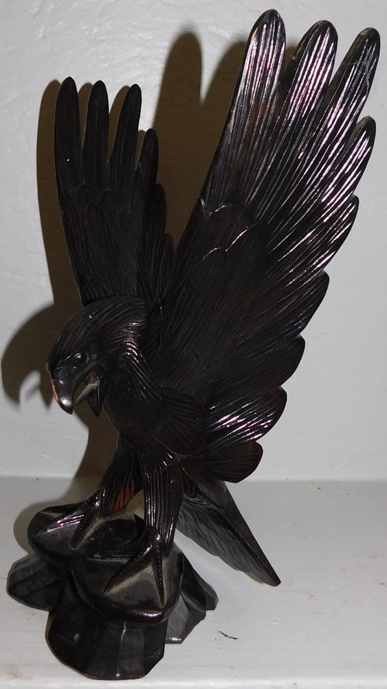 Painted Carved Wood Eagle (1 of 5)