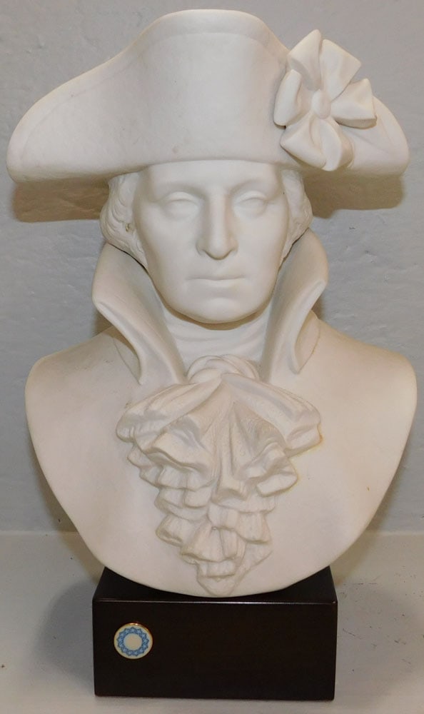 Cybis Porcelain Bust of George Washington Signed (1 of 4)
