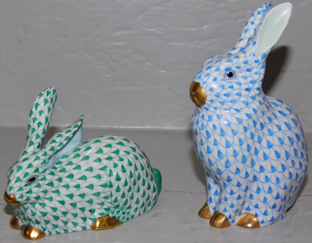 2 Herend Porcelain Figurines (1 of 4)