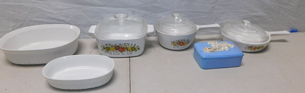 Lot of Vintage Corning Ware (1 of 3)