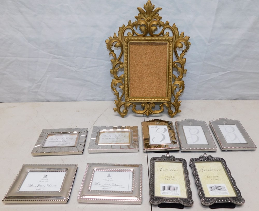 Lot of Picture Frames: Lot of Picture Frames . "ALL DESCRIPTIONS AND ANY CONDITION STATEMENT GIVEN BY LANGSTON AUCTION GALLERY ARE STRICTLY OPINIONS AND LANGSTON'S SHALL HAVE NO RESPONSIBILITY FOR ERRORS OR OMISSIONS. THE A