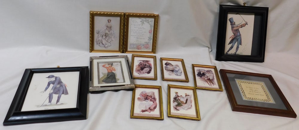 Lot of Picture Frames: Lot of Picture Frames . "ALL DESCRIPTIONS AND ANY CONDITION STATEMENT GIVEN BY LANGSTON AUCTION GALLERY ARE STRICTLY OPINIONS AND LANGSTON'S SHALL HAVE NO RESPONSIBILITY FOR ERRORS OR OMISSIONS. THE A