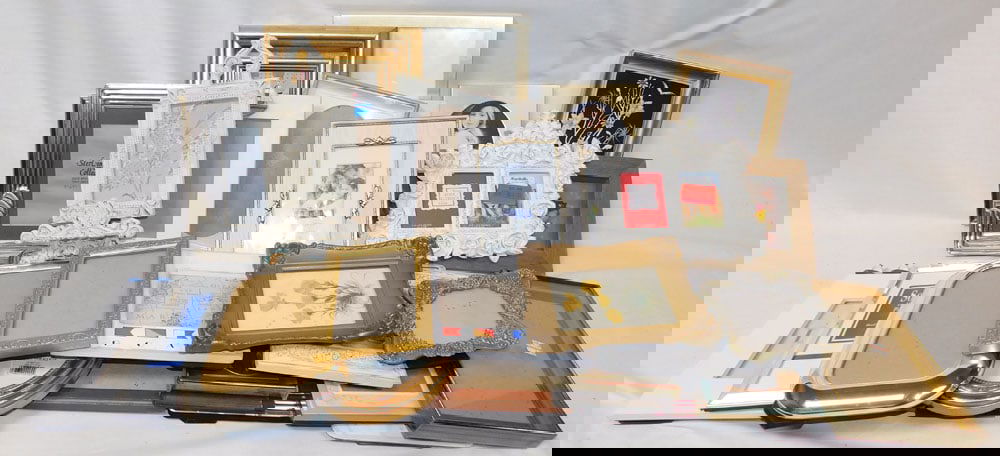 Lot of Picture Frames: Lot of Picture Frames . "ALL DESCRIPTIONS AND ANY CONDITION STATEMENT GIVEN BY LANGSTON AUCTION GALLERY ARE STRICTLY OPINIONS AND LANGSTON'S SHALL HAVE NO RESPONSIBILITY FOR ERRORS OR OMISSIONS. THE A