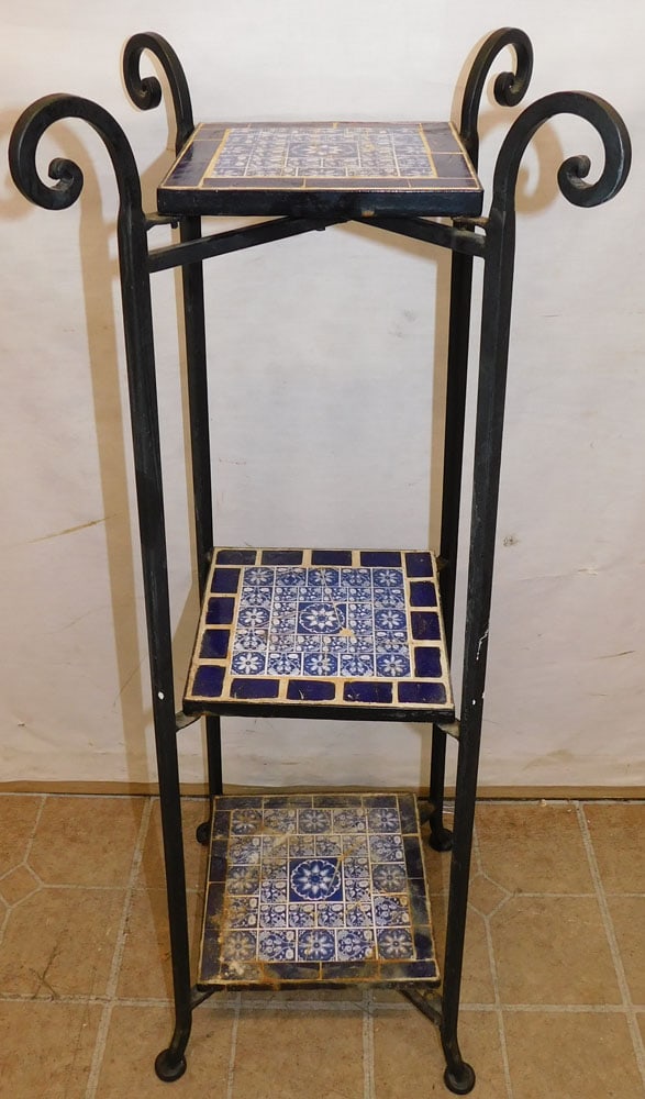 3 Tier Metal Painted Tile Stand (1 of 3)