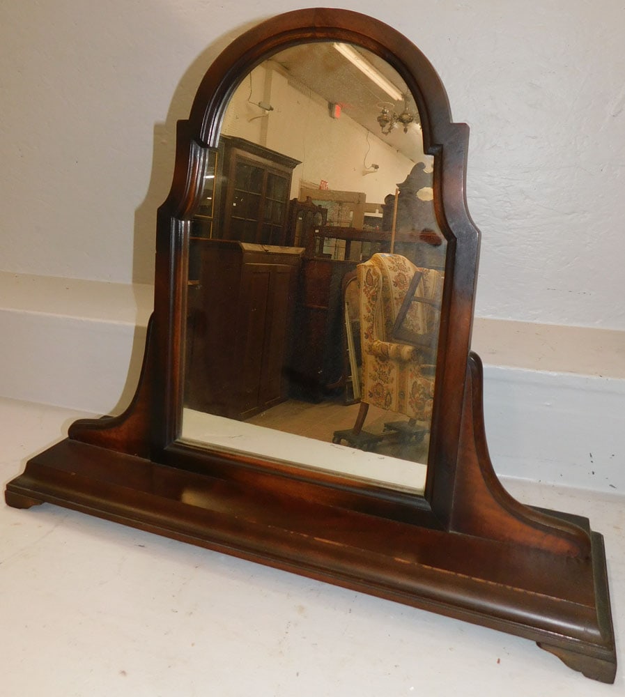 Walnut Dressing Mirror (1 of 2)