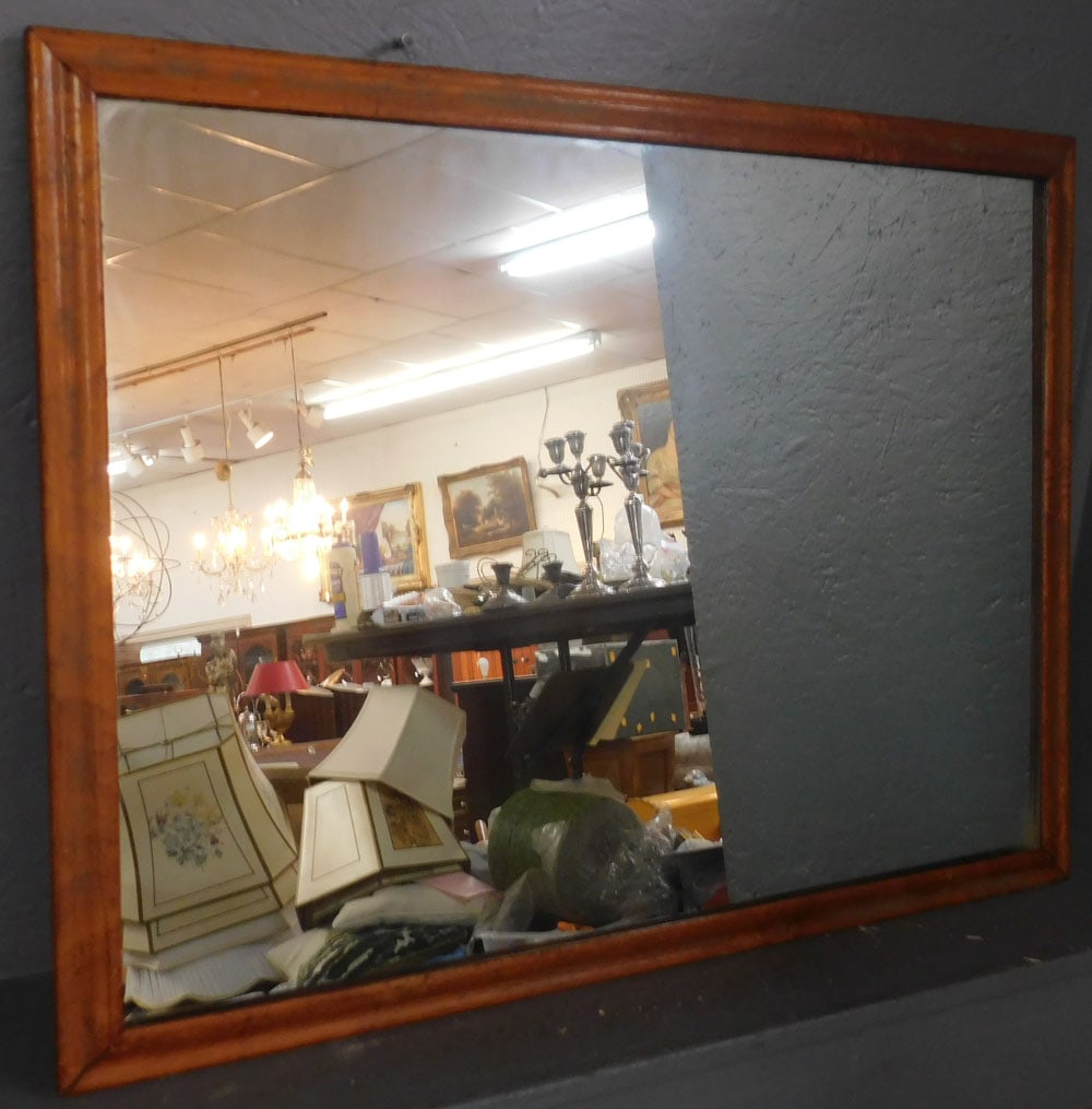 Birds Eye Maple Framed Mirror (1 of 3)