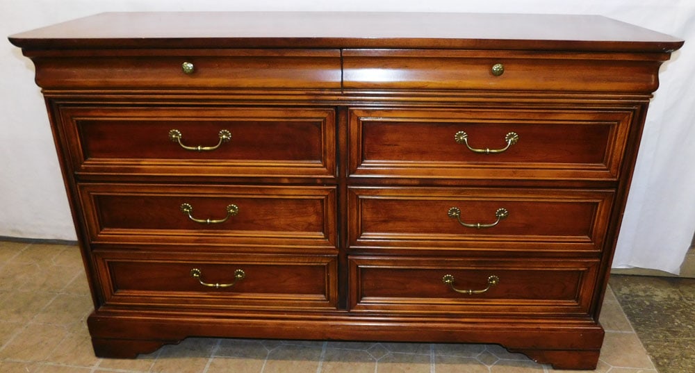 cherry 8 drawer chest by lexington (1 of 7)