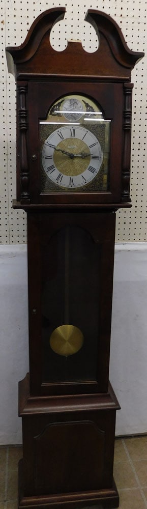 cherry grandfather clock (1 of 9)