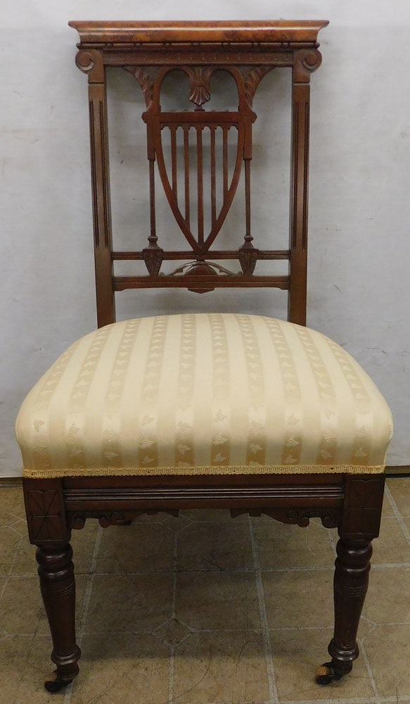 walnut victorian side chair (1 of 4)