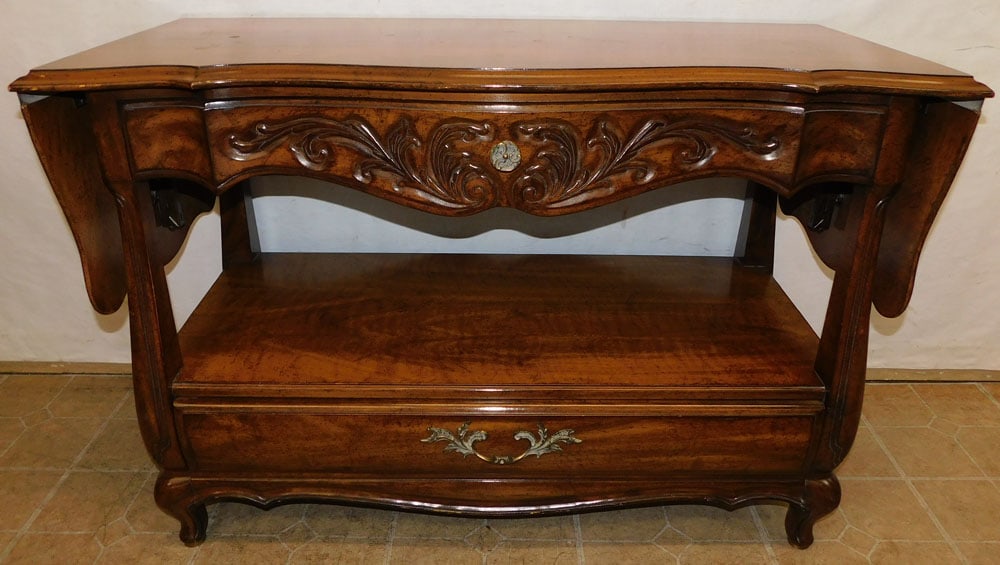 Walnut French Style Drop Side Server by White Furniture (1 of 9)