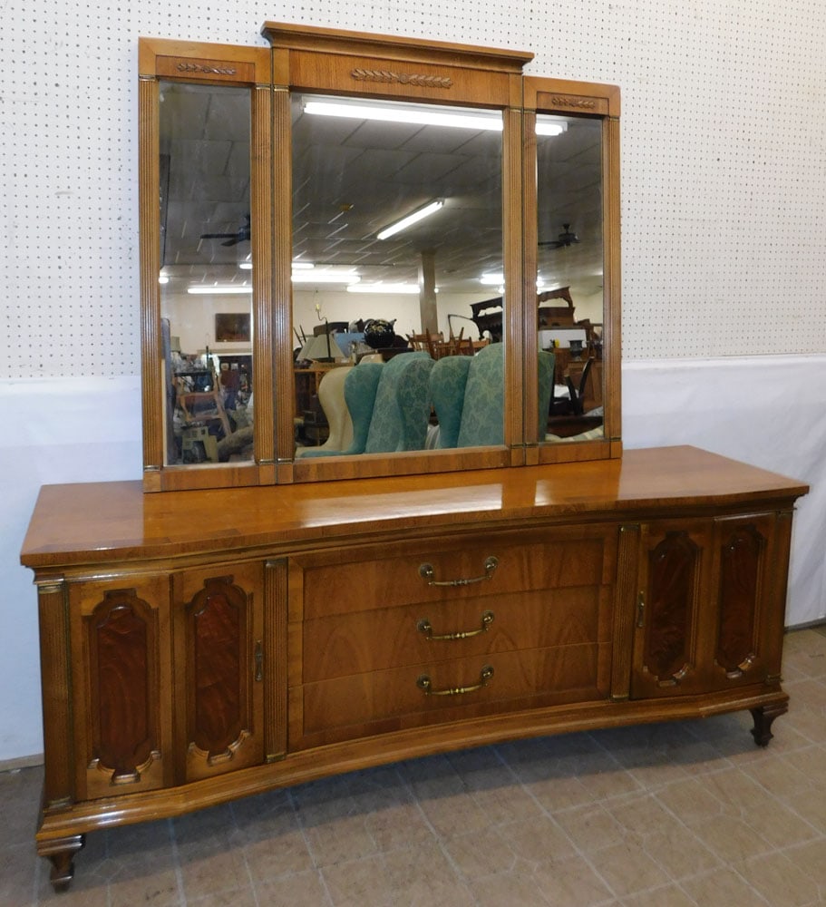 Walnut Mid Century Modern Dresser by J. B Van Sciver Co. (1 of 9)