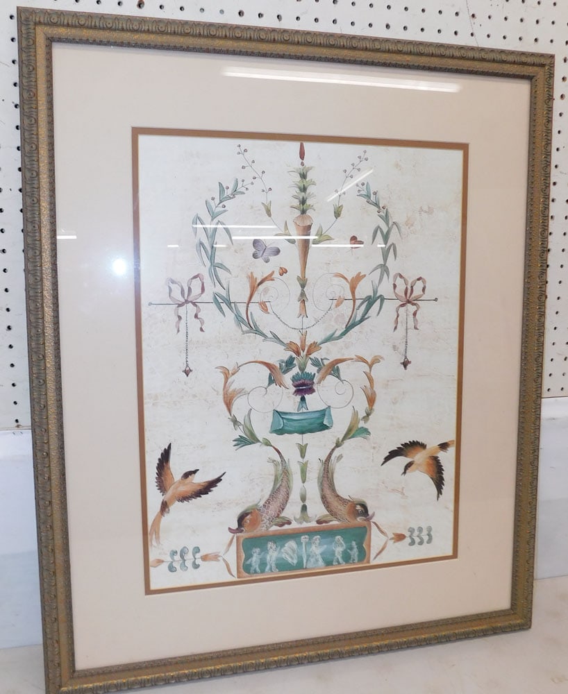 Framed Print: Framed Print . 28 3/4" x 34 3/4" "ALL DESCRIPTIONS AND ANY CONDITION STATEMENT GIVEN BY LANGSTON AUCTION GALLERY ARE STRICTLY OPINIONS AND LANGSTON'S SHALL HAVE NO RESPONSIBILITY FOR ERRORS OR OMISSIO