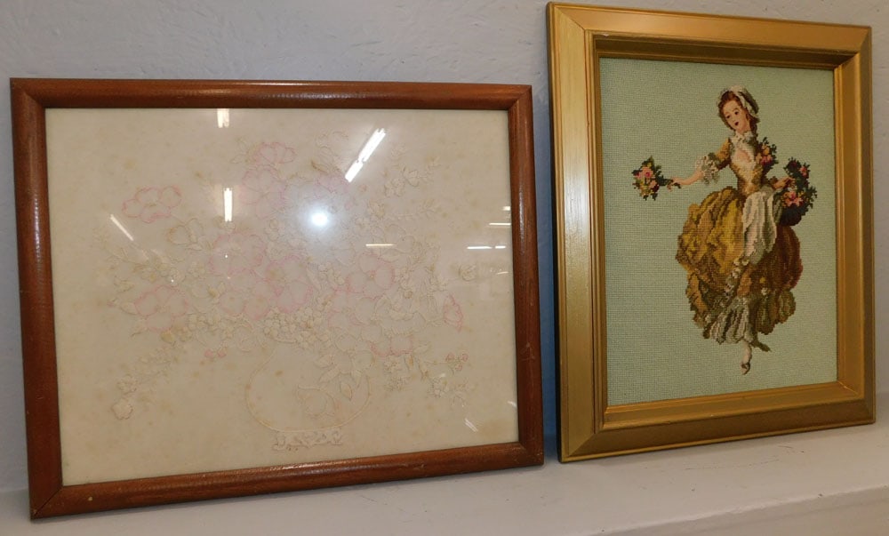 2 Framed Needleworks (1 of 6)